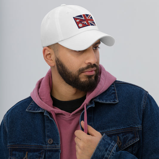 Men's baseball cap Nepal Britain Flag