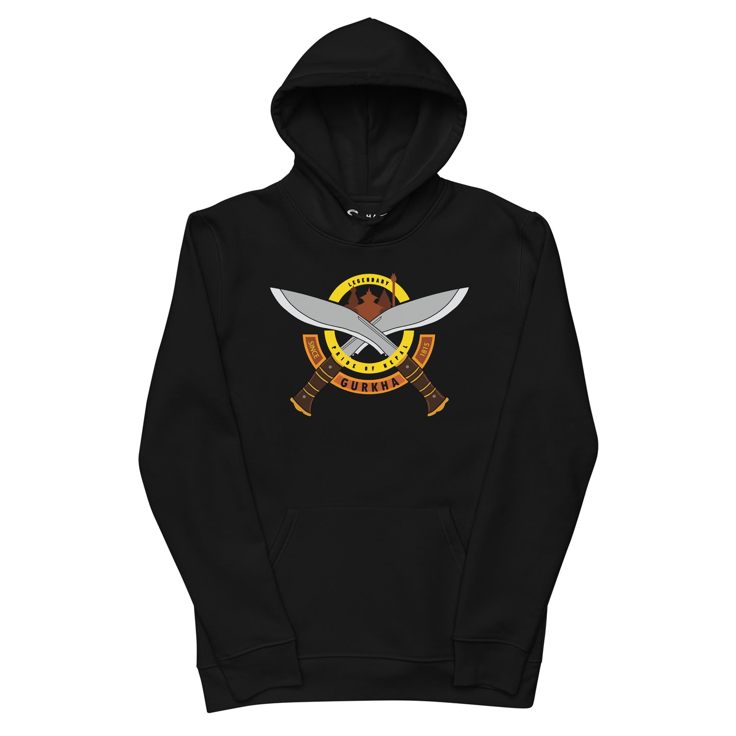 Women's Premium eco hoodie Plus Size Gurkha Khukuri