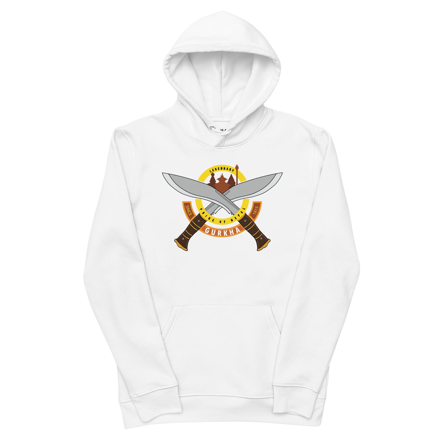 Women's Premium eco hoodie Plus Size Gurkha Khukuri