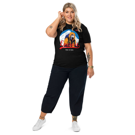 Women's organic cotton t-shirt Plus size Everest