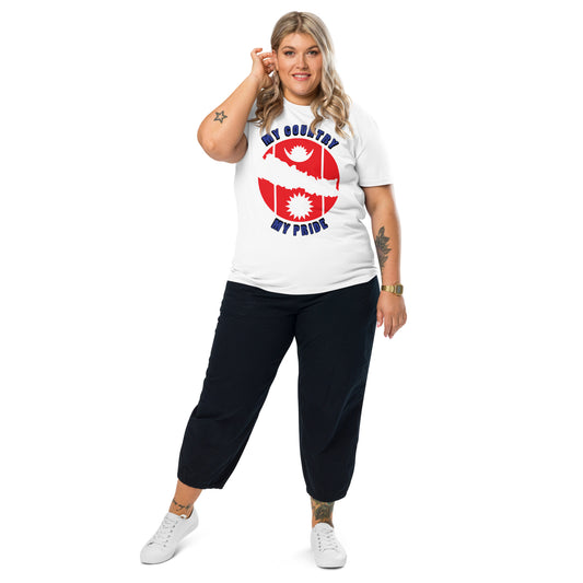 Women's organic cotton t-shirt Plus size My Country My Pride